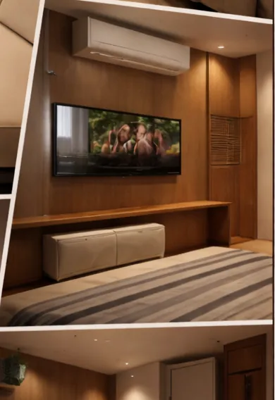 Painel de TV e marcenaria