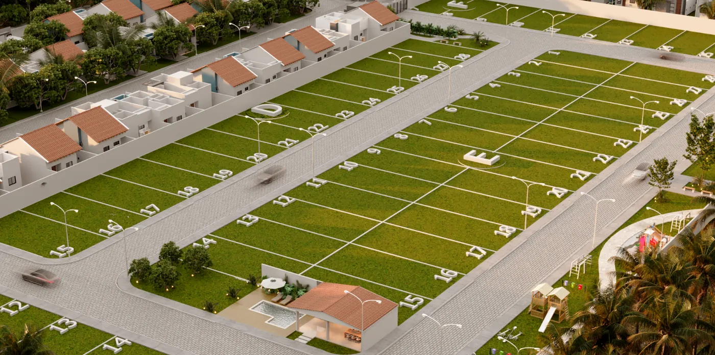 Vias internas e organiza&ccedil;&atilde;o dos lotes